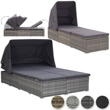 Polyrattan sonnenliege - polyrattan,