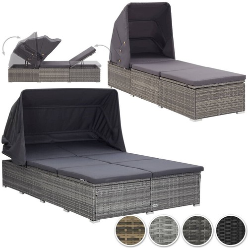 Polyrattan sonnenliege - polyrattan,