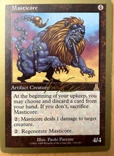 Masticore (Jon Finkel World Cup Deck 2000)  Magic Karte MtG gold WCD