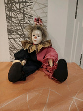 Clown Porzellan Figur