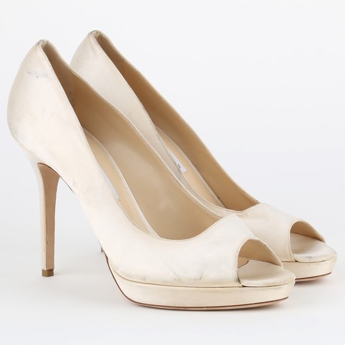 Jimmy choo pumps ivory satin - ivory,