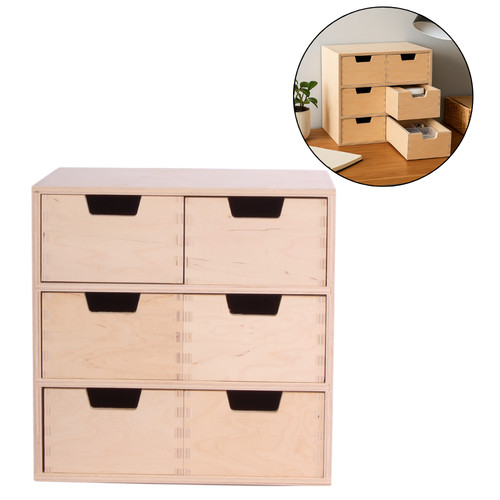 Schubladenbox aus holz - aus,