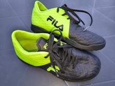 FILA Jungen Fußballschuhe Turnschuhe Gr.31 Schwarz Grün Schnürung