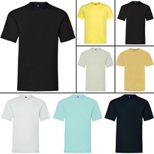 Kruze Herren Baumwolle Kurzarm Schlicht Freizeit Sport Crew Top
