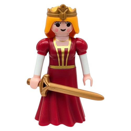 Playmobil figur frau kleid rot - playmobil,