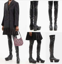 Prada boots over the knee - prada,