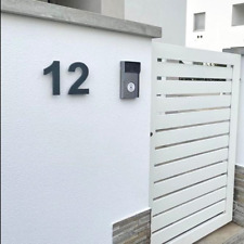 Hausnummer Acryl Anthrazit