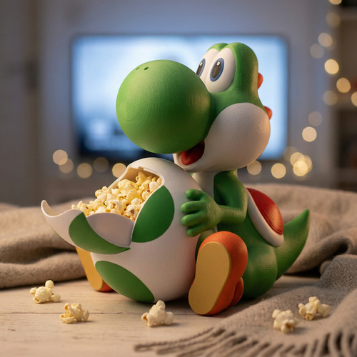Yoshi popcorn eimer bucket - yoshi,