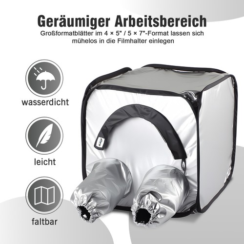 Tragbare dunkelkammer 4x5 5x7 - tragbare,
