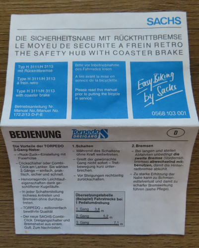 Sachs die sicherheitsnabe mit - die,