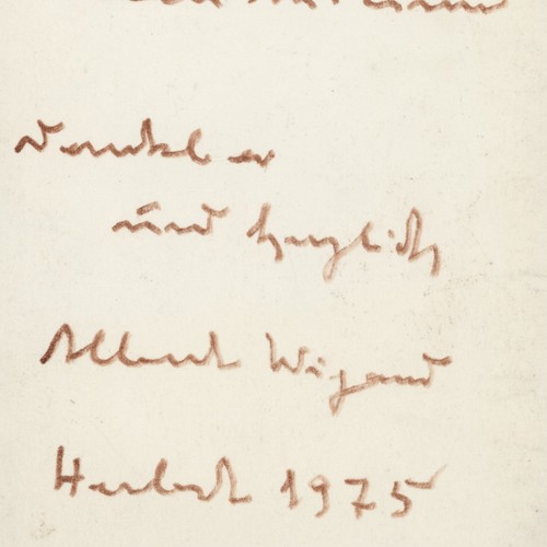 Autograph albert wigand - autograph,