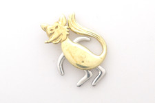 Anhänger 333 Gold 8 Karat Bicolor pendantif Design pendant oro G1527/25