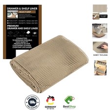 Zuschneidbare Antirutschmatte 45x300cm - Rutschfest für Teppiche und Schubladen