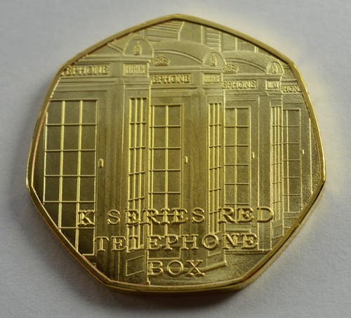 Rote telefonzelle gold - rote, kt