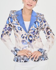 MISSY 2-Knopf Kurzblazer "Blue