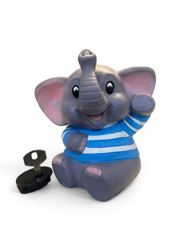 Elefant mit pullover blau - mit,