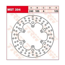TRW Bremsscheibe (für: Gilera