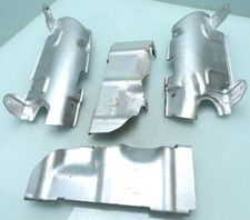 4x AUDI A4 8E B7 / 3,2 255PS / SET HITZESCHUTZ HITZESCHILD ABGASKRÜMMER (BL243)