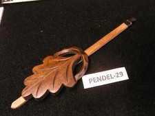 Antiker, Alter Uhrenpendel 21,5cm Pendel für Kuckucksuhr Schwarzwalduhr Nr:29