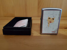 Zippo Feuerzeug Original Pin Up Petty Girl Serie, The Bridge, Satin Chrome