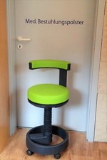 Siemens Sirona S Behandlerstuhl Rollhocker Arztstuhl Polster freie Farbwahl NEU