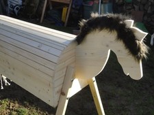 Holzpferd voltigierpferd - holzpferd,