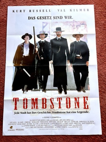 Tombstone kinoplakat poster - tombstone,