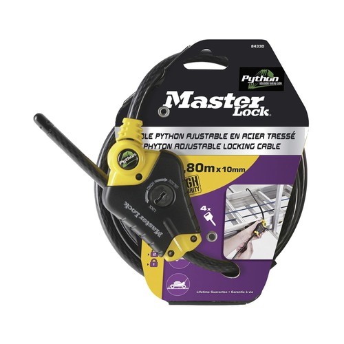 Master lock seilschloss python - seilschloss,