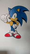 SONIC FIGUR 50cm  ACTION SPIELZEUG  Holz gefertigt deutsche Handarbeit