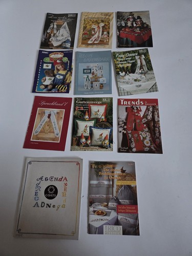Stickhefte konvolut von - 11,