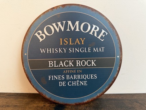 Blechschild bowmore whisky - blechschild,