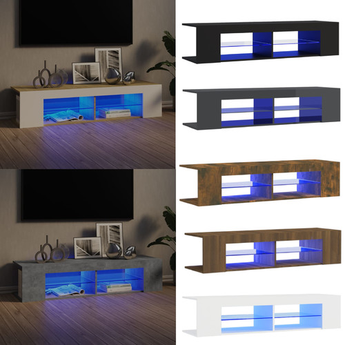 Schrank mit led leuchten - tv,