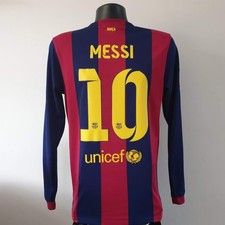 MESSI 10 Barcelona Shirt - Medium - 2014/2015 - Nike Trikot Home Barca