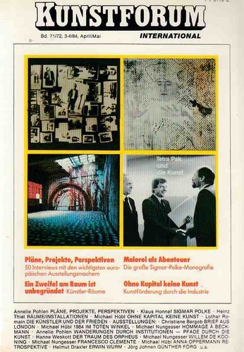 Band 1984 kunstforum - 71, /