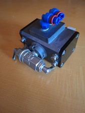 Edelstahl-Kugelhahn Schwenkantrieb Stellantrieb pneumatisch gesteuert fast neu