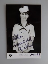 Autogramm Anja Laval Schlagersängerin 1967 (87151)