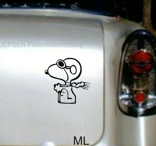 Auto aufkleber snoopy pilot - snoopy,