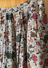 Trachten-Werkstätte: Trachten-Rock sehr schön geblümt Gr.50 gefüttert BW 51cm