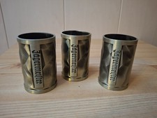 3x Jägermeister Metall Gold Shotbecher Schnapsbecher Limited Becher