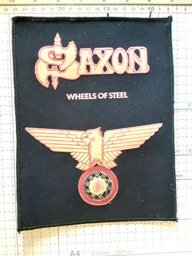 Saxon patch aufnäher wheels - saxon-patch/aufnäher, ''wheels