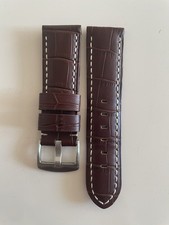 Alligator Uhrenarmband braun