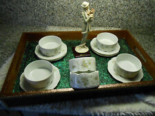 Rosenthal Monbijou Grüne Ranke Service  -  Dessertschalen mit UT