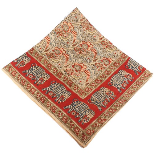 Kalamkari tuch 110x110 cm - tuch,,