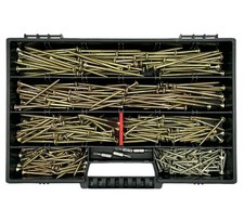 FRACKMANN Schraubenset 320 Teile – Torx Holzschrauben & Spanplattenschrauben