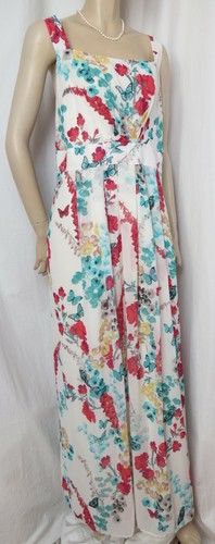 Maxikleid creme bunt - 46,