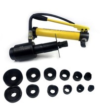 Hydraulisch Blechlocher Lochstanze Zylinder Hydraulikpumpe Set im Koffer 8T DE