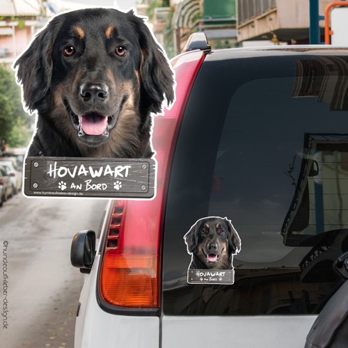 Hovawart bord autoaufkleber - hovawart,