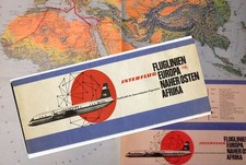 INTERFLUG Streckenkarte