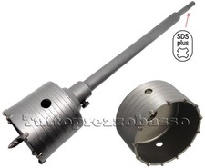 Kernfräser Becher 80mm Stab SDS PLUS 35cm Verlängerungsstange Bohrer