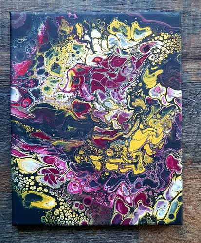 Acrylbild leinwand 24x30cm - acrylbild,